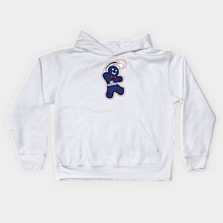 Texas Rangers Gingerbread Man Kids Hoodie